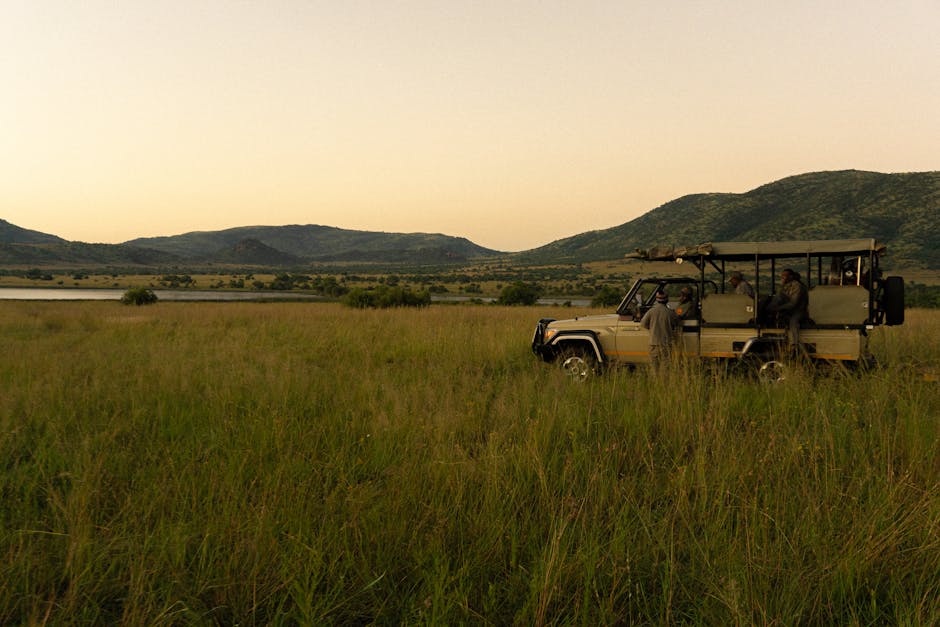 Jeep de safari en Sudáfrica — activación eSIM