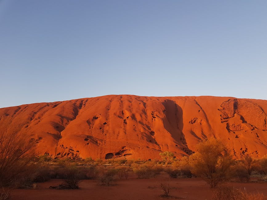 Uluru atardecer Territorio del Norte Australia — eSIM y conexión NT