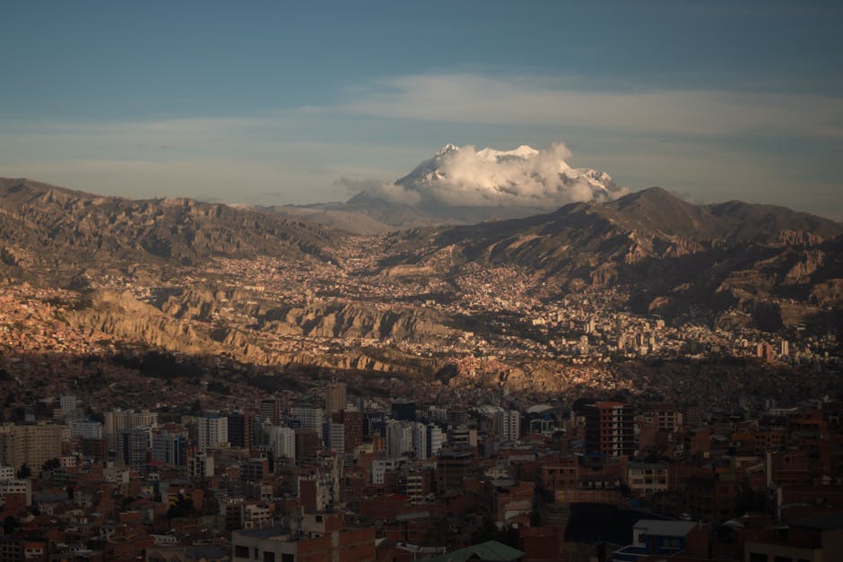 Horizonte de La Paz, Bolivia — compra una eSIM antes de viajar