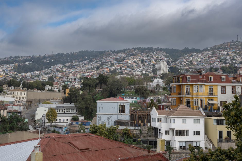 Cerros coloridos de Valparaíso, Chile — precios eSIM Chile