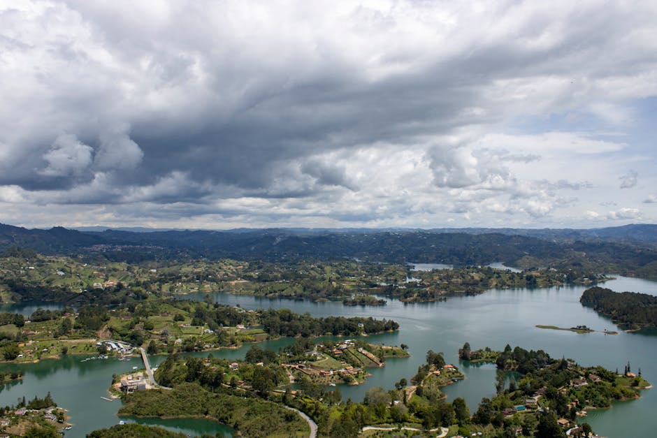 Paisaje Eje Cafetero Colombia — cobertura de red 4G