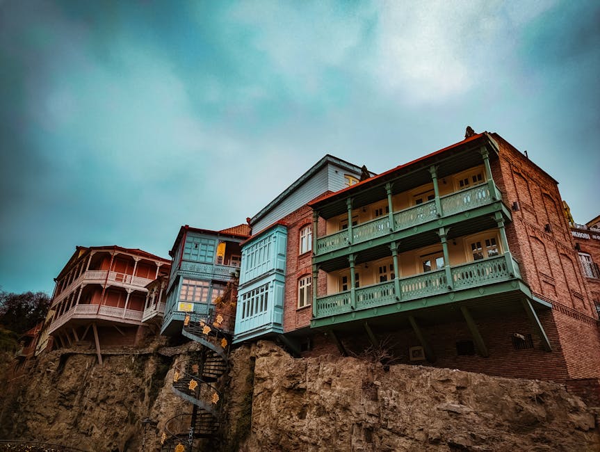 Casco antiguo de Tiflis, Georgia — compra una eSIM antes de viajar