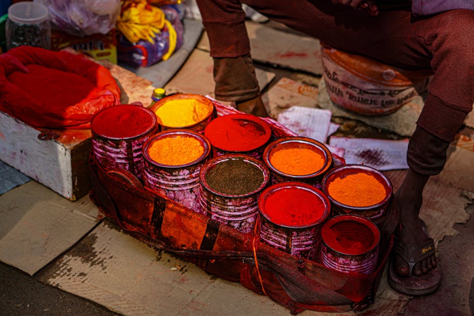 Mercado colorido en la India — precios y tarifas de eSIM para India