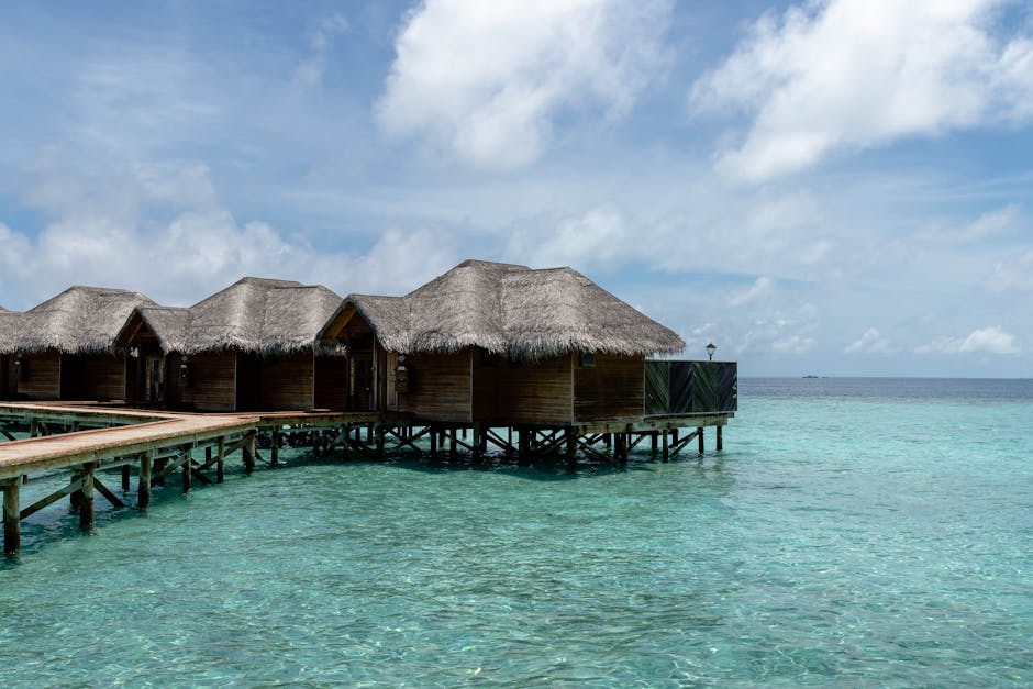 Bungalow sobre el agua Maldivas — mejor eSIM para el resort