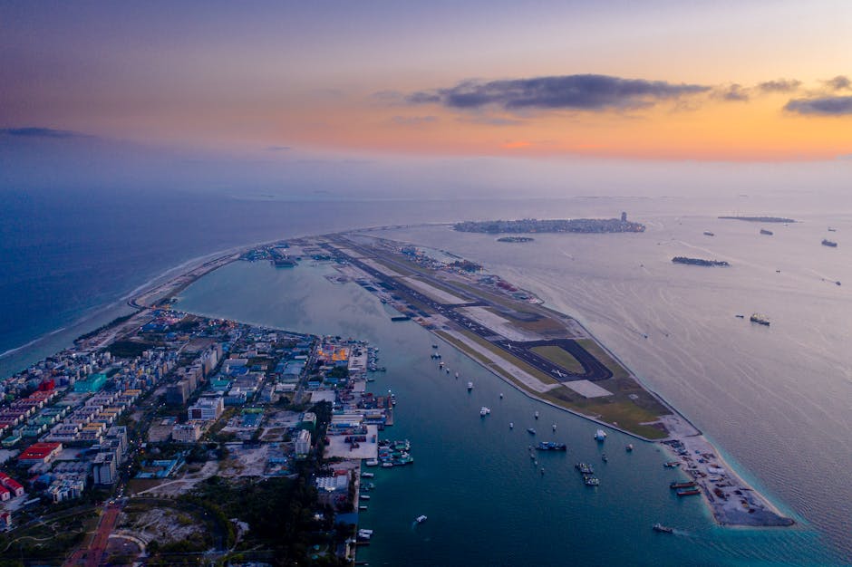 Skyline de Malé Maldivas — eSIM y conexión en la capital
