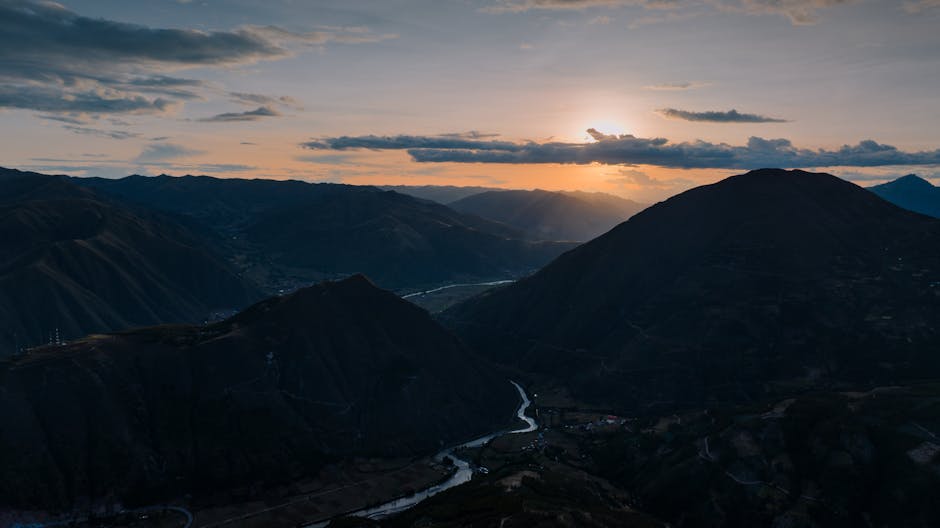 Paisaje andino Perú — cobertura de red 4G