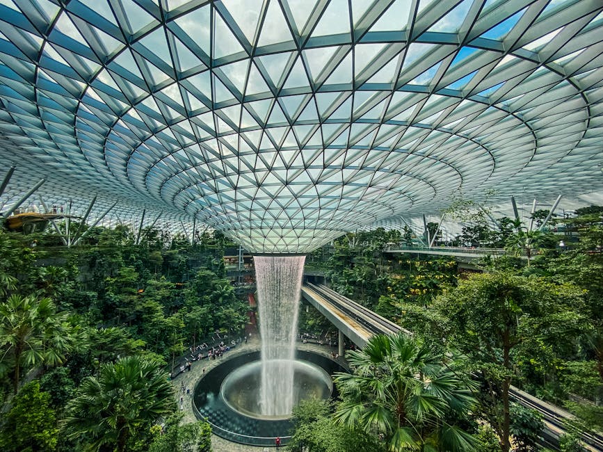 Jewel Changi Airport Singapur — activación eSIM tránsito