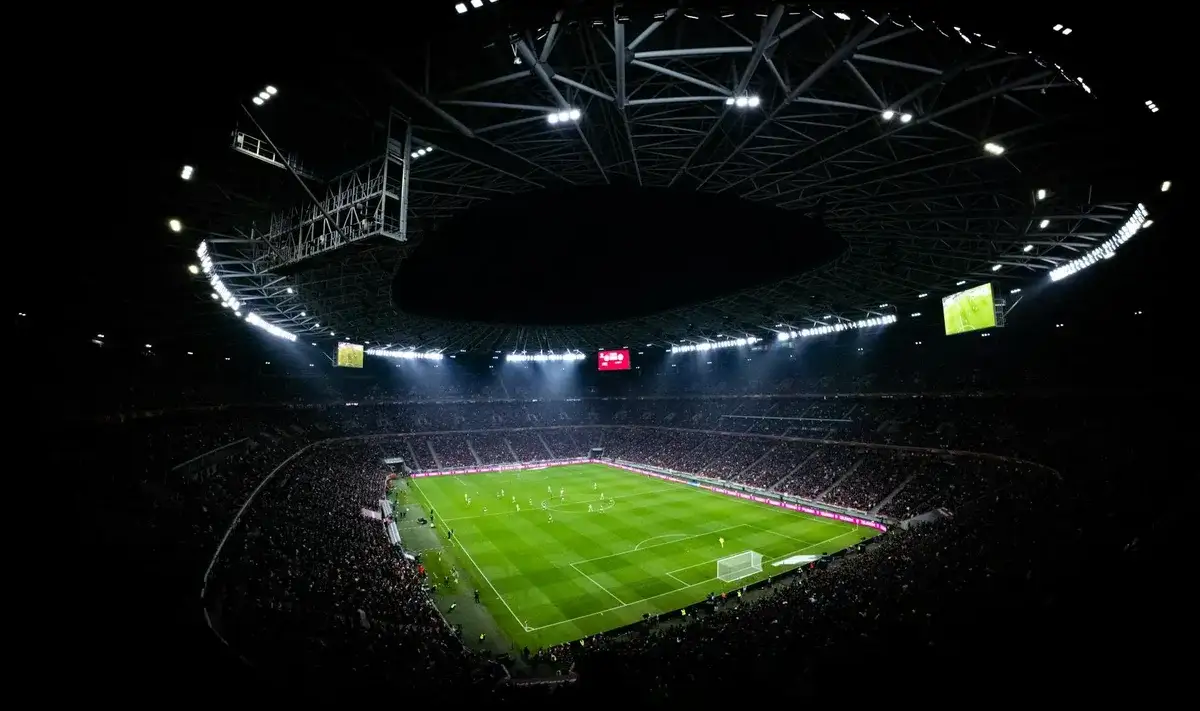 Estadio de fútbol Mundial 2026 — eSIM para viajeros mexicanos